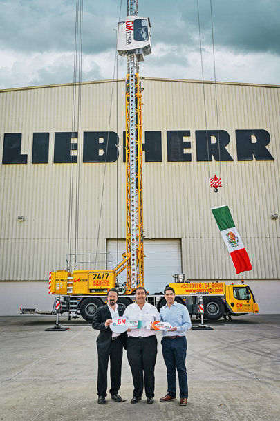 Liebherr et GMVykon amènent la première grue MK 88-4.1 au Mexique